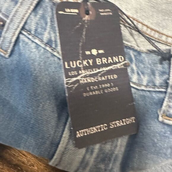 Lucky Brand Mid Rise Authentic Straight Jeans Women's 8 / 29 NWT - Picture 5 of 6